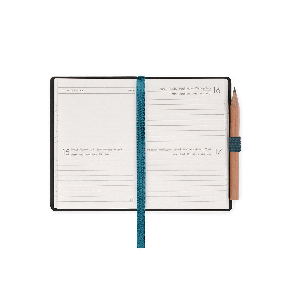 Agenda 12 Mesi Bigiornaliera Mini 2027 - Deep Teal
