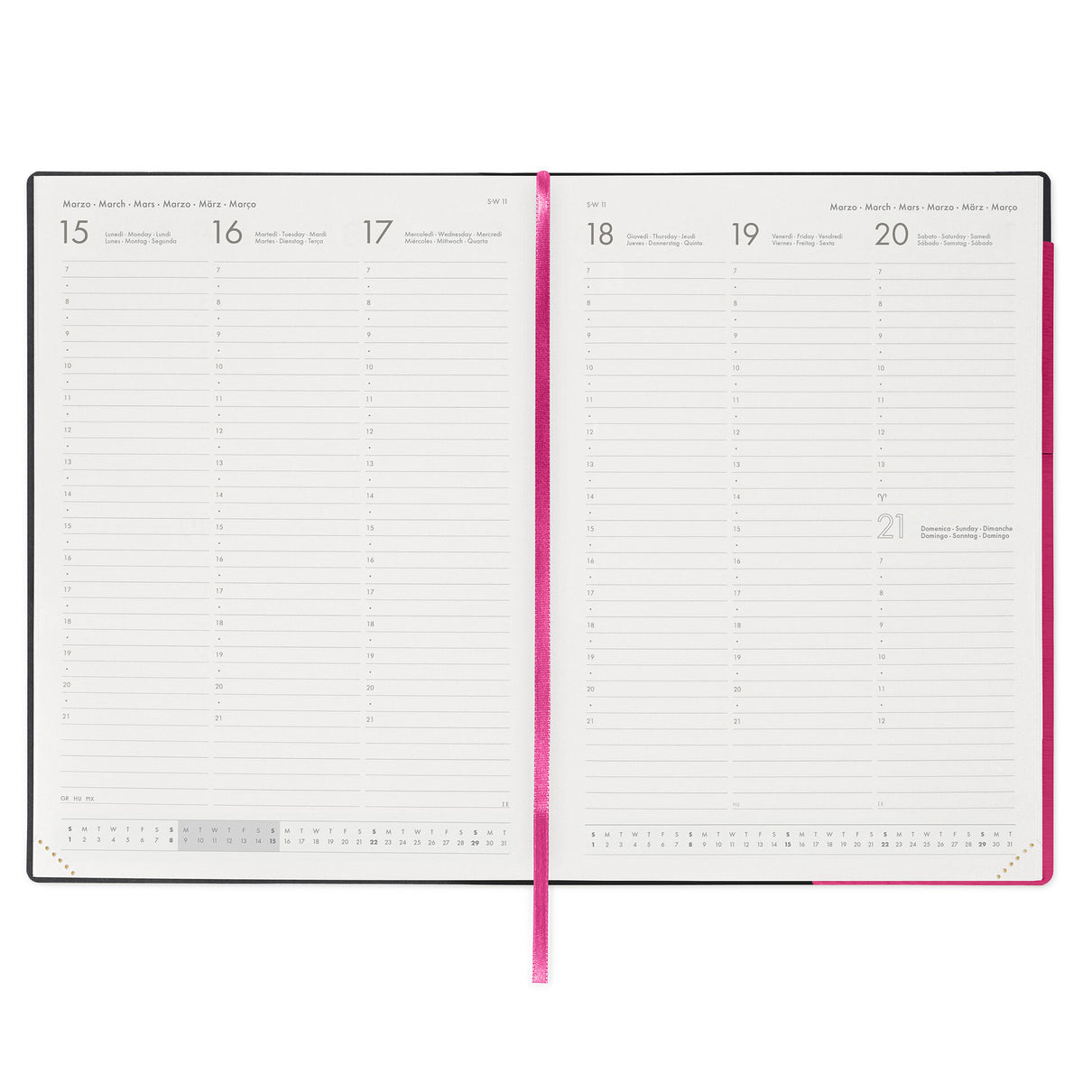 Agenda 12 Mesi Settimanale Maxi 2027 - Raspberry Jam