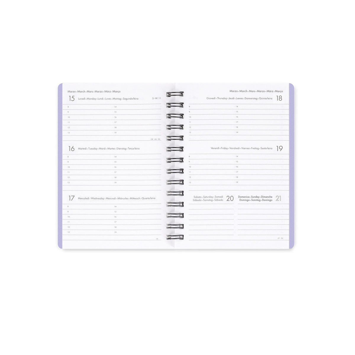 Agenda 12 Mesi Settimanale Small Spiralata 2027 - Daisy