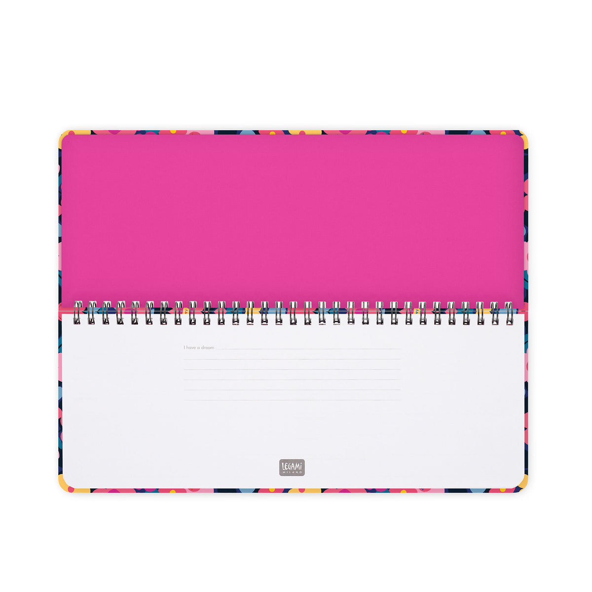 Agenda da Scrivania 12 Mesi - Desk Planner - 2027 - Flowers