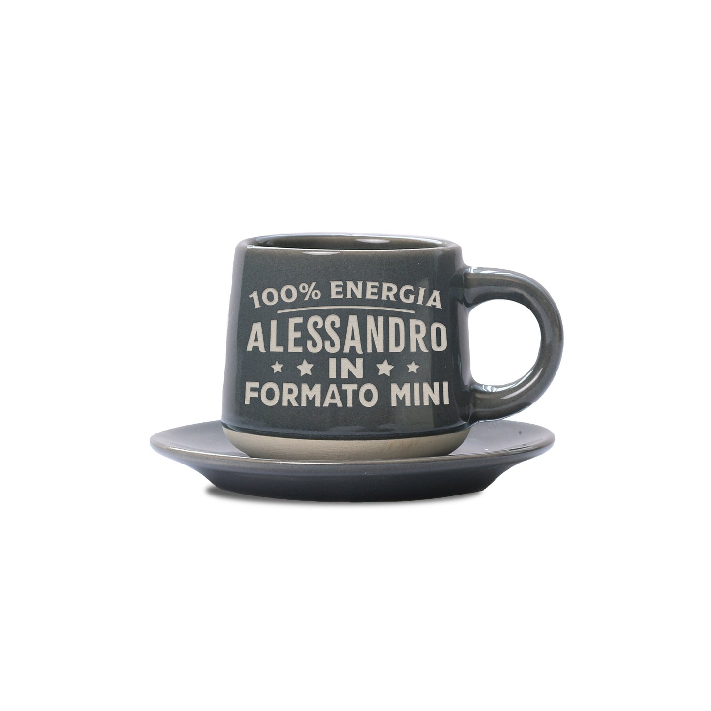 ALESSANDRO - TAZZINA DA CAFFE'+PIATTINO ABBINATO