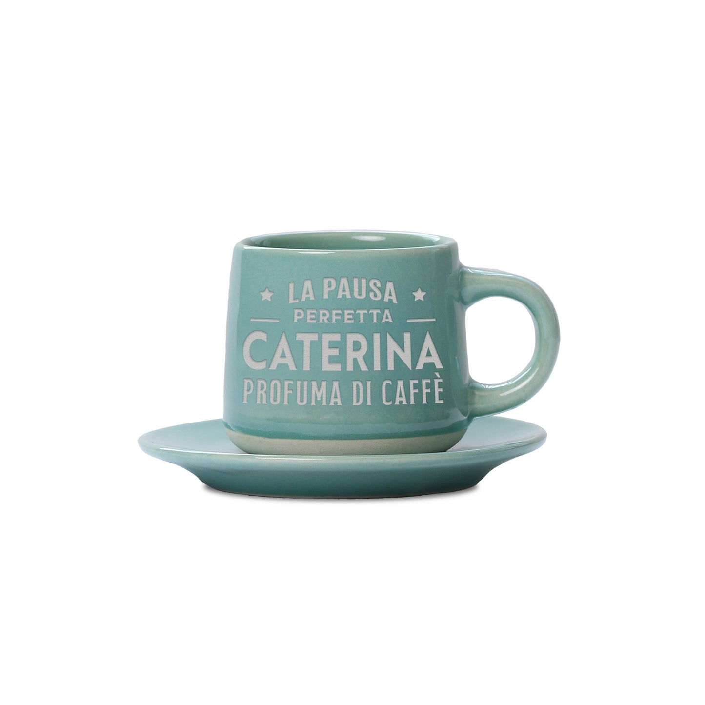 CATERINA - TAZZINA DA CAFFE'+PIATTINO ABBINATO