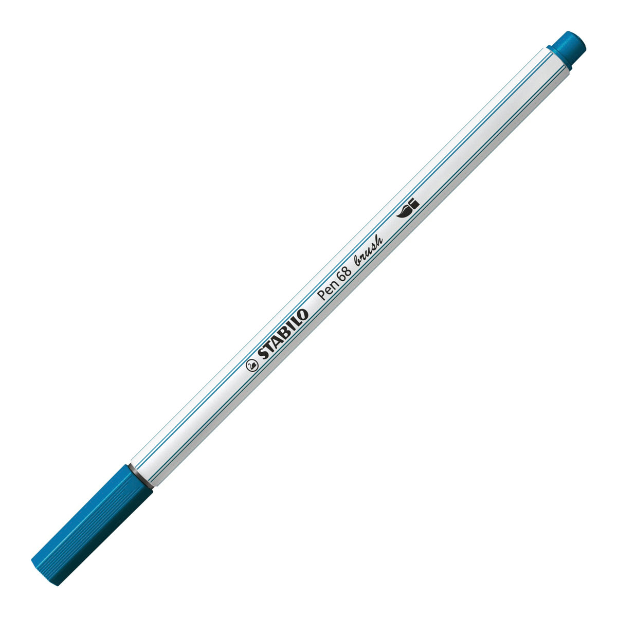 STABILO Pen 68 brush – Blu turchese (51)