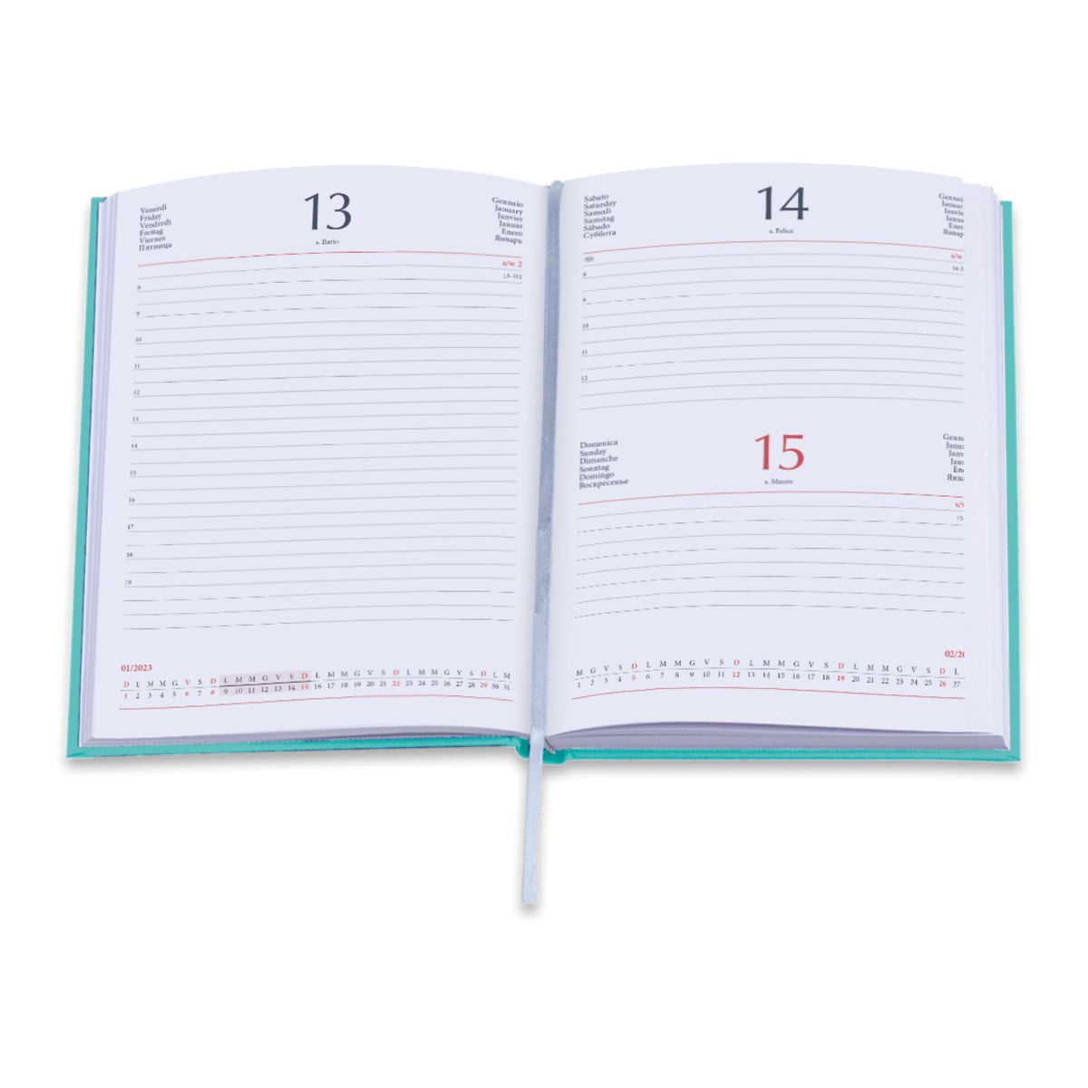 Agenda giornaliera 2027 Silan 15x21