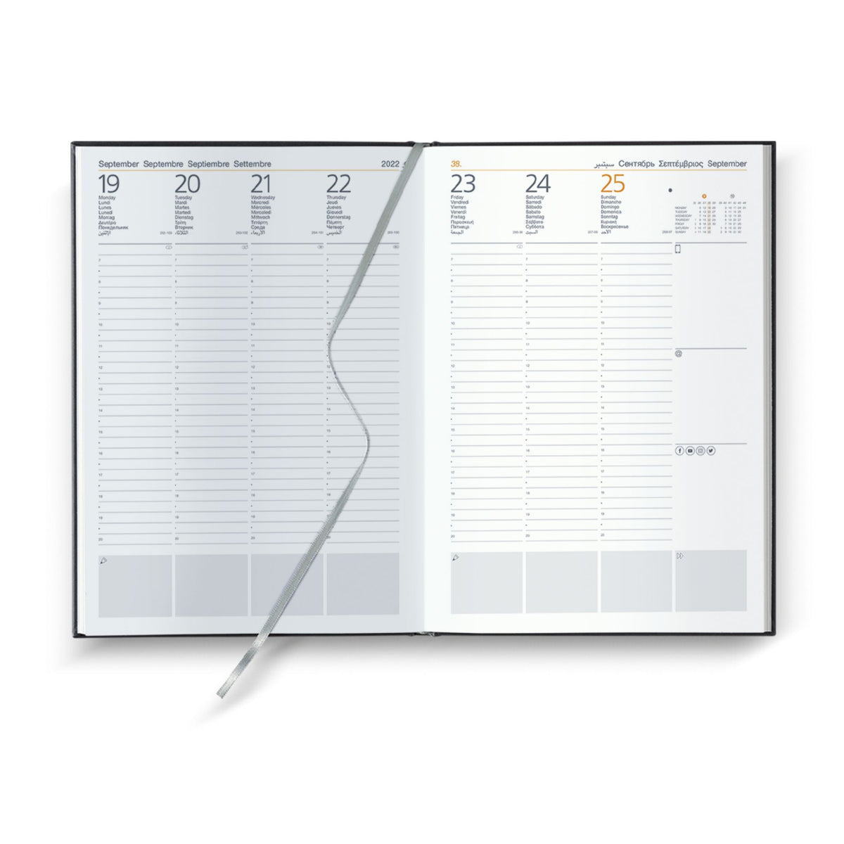 Agenda settimanale 2027 Silan 20x27