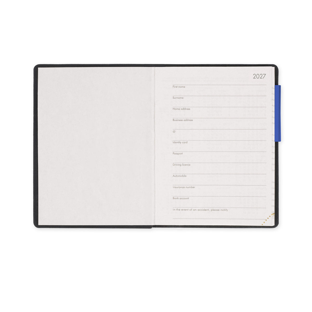Agenda 12 Mesi Settimanale Mini 2027 - Eclectic Blue