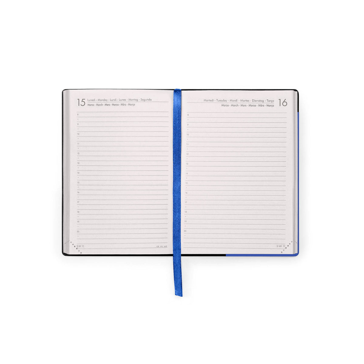 Agenda 12 Mesi Giornaliera Small 2027 - Eclectic Blue