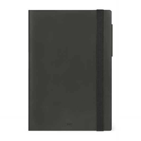 Agenda 12 Mesi Giornaliera Medium 2027 - Black Suit