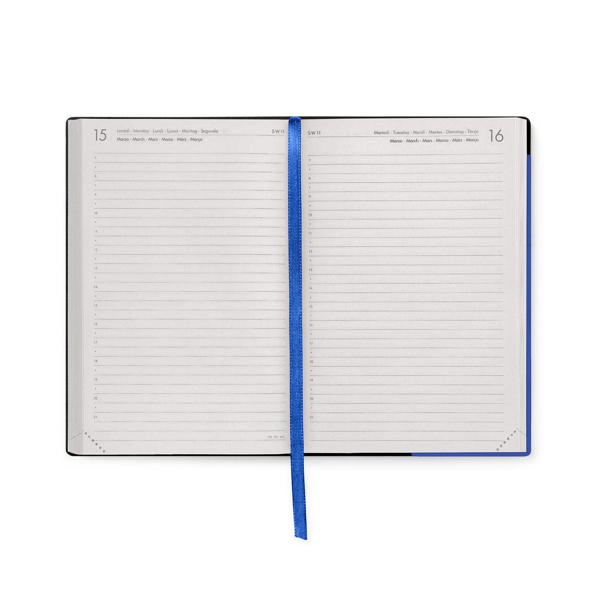 Agenda 12 Mesi Giornaliera Medium 2027 - Eclectic Blue