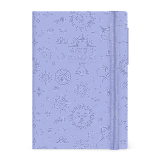 Agenda 12 Mesi Settimanale Medium 2027 - Cosmic Lilac