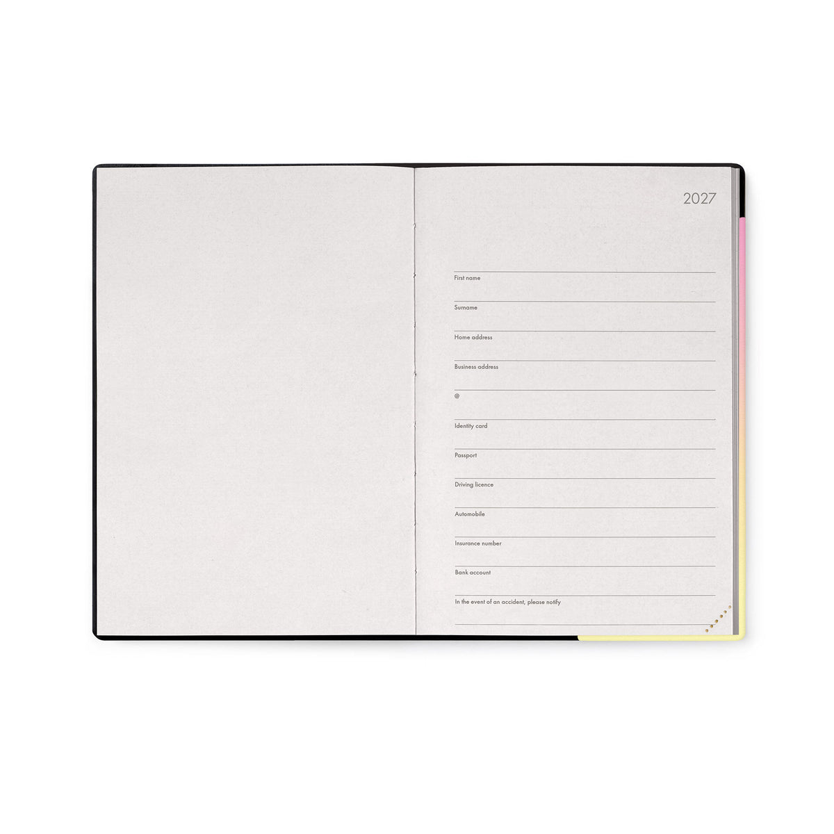 Agenda 12 Mesi Settimanale Medium 2027 - Sunrise Lover