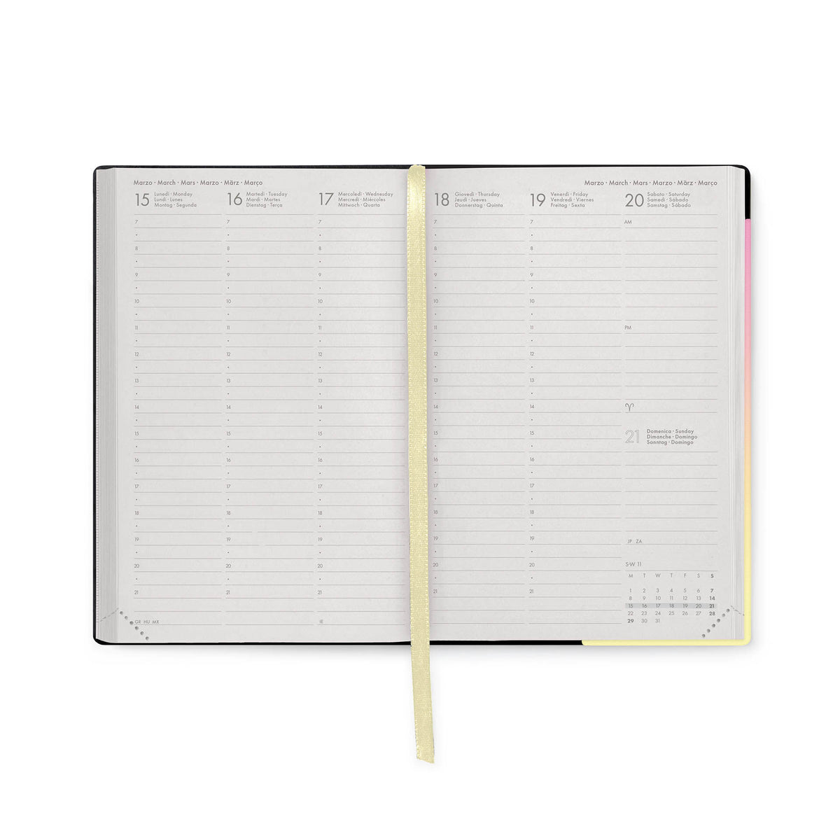 Agenda 12 Mesi Settimanale Medium 2027 - Sunrise Lover