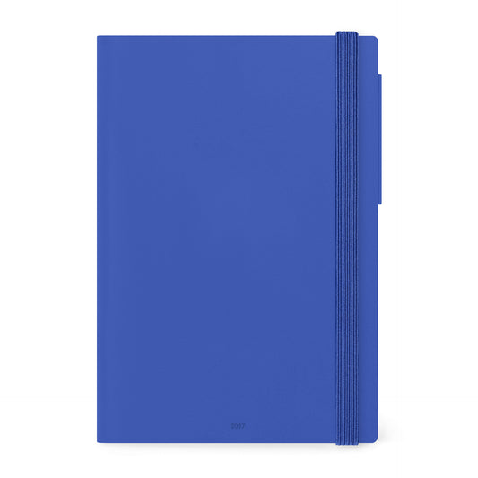 Agenda 12 Mesi Settimanale & Giornaliera Large 2027 - Eclectic Blue