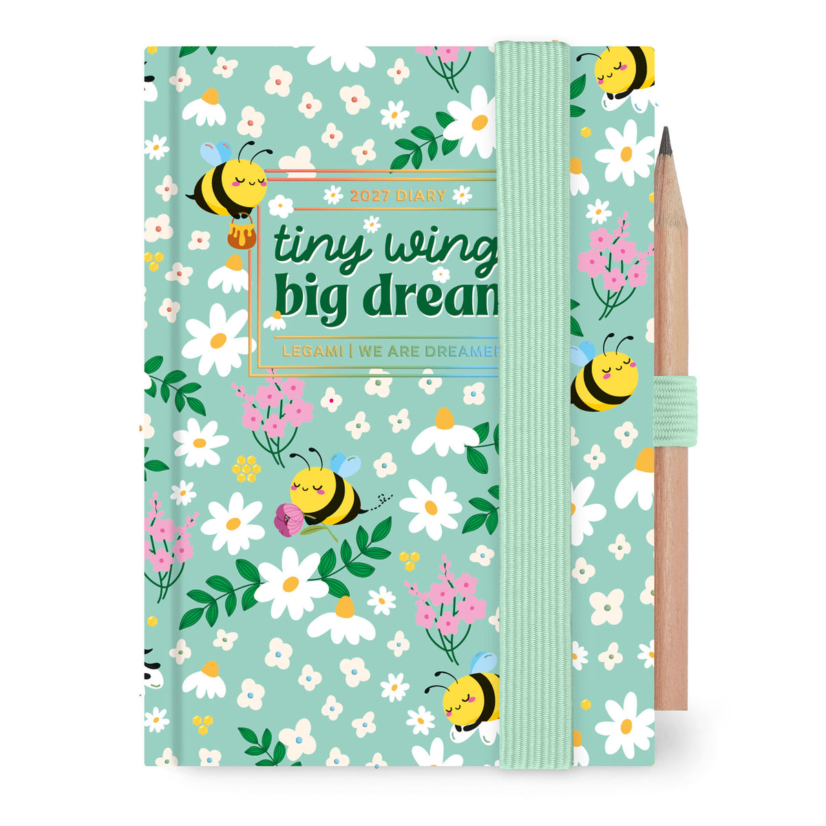 Agenda fotografica Legami 2027 bigiornaliera Mini Bee