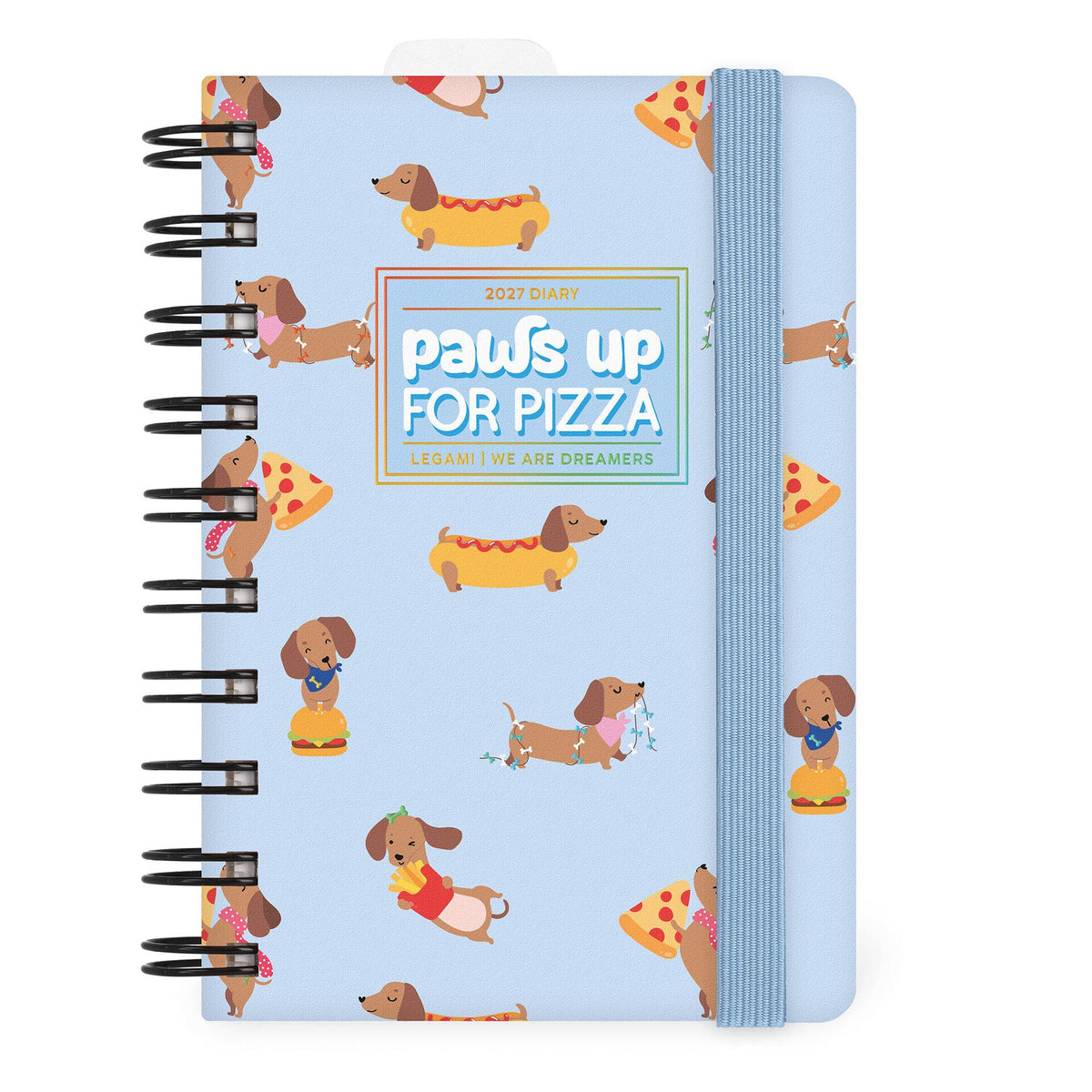 Agenda 12 Mesi Giornaliera Spiralata - Small 2027 - Dachshund