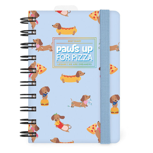 Agenda 12 Mesi Giornaliera Spiralata - Small 2027 - Dachshund