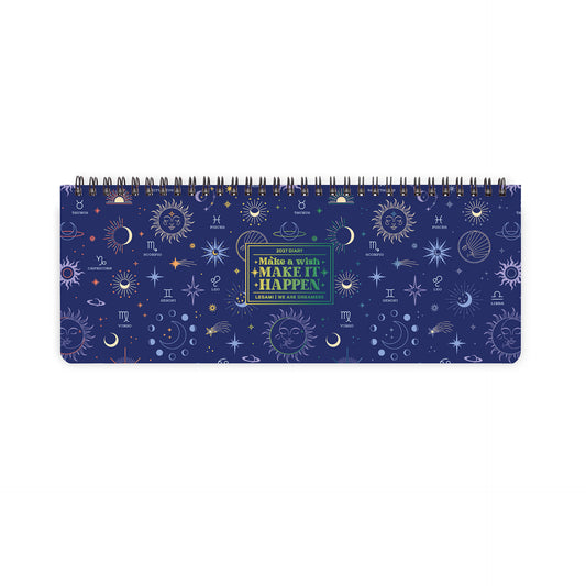 Agenda da Scrivania 12 Mesi - Desk Planner - 2027 - Celestial