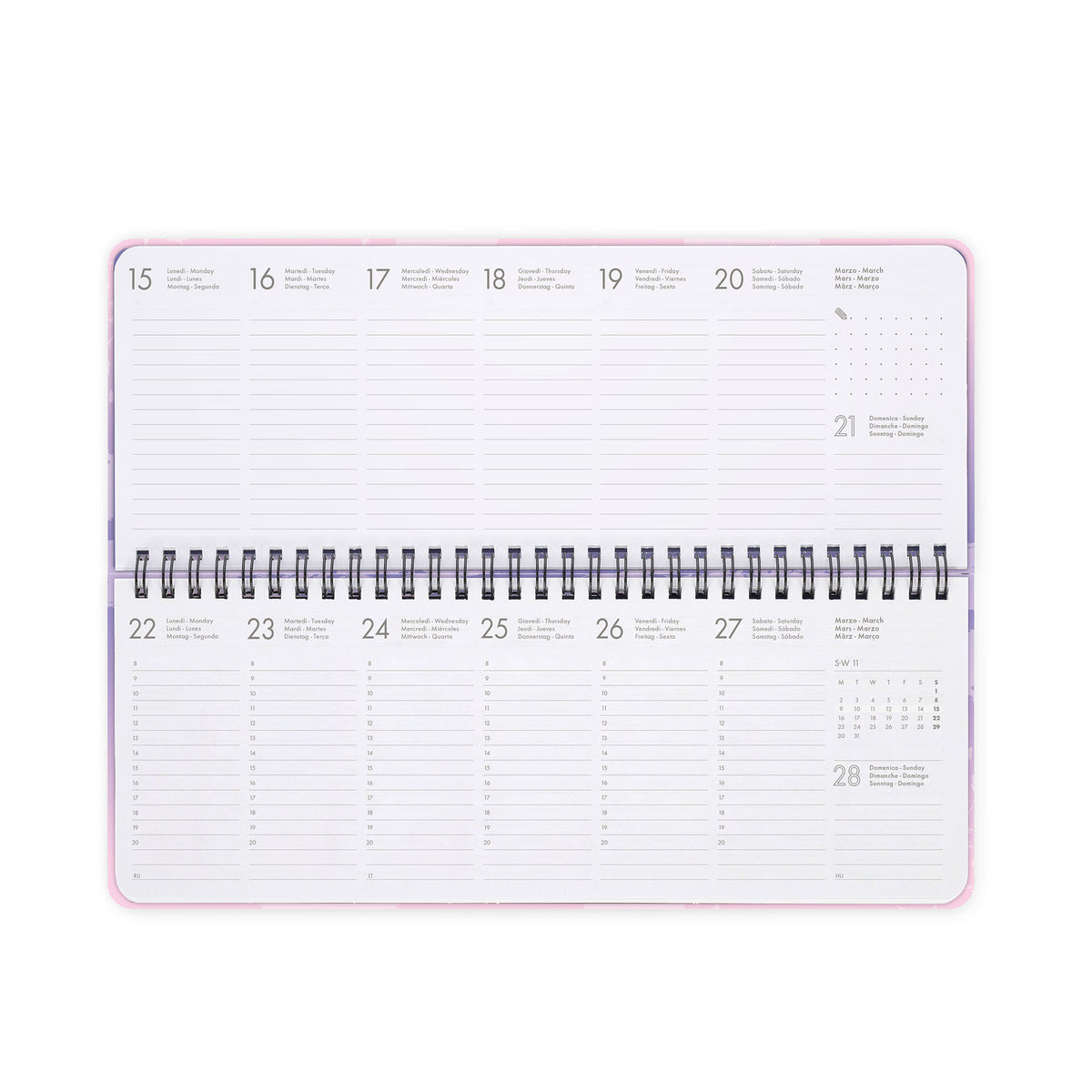 Agenda da Scrivania 12 Mesi - Desk Planner - 2027 - Kitty