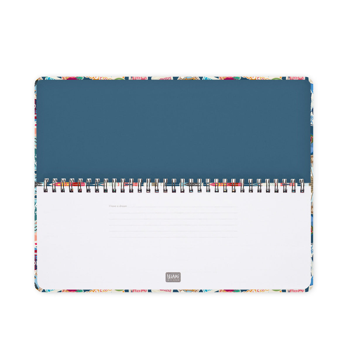 Agenda da Scrivania 12 Mesi - Desk Planner - 2027 - Travel Stickers