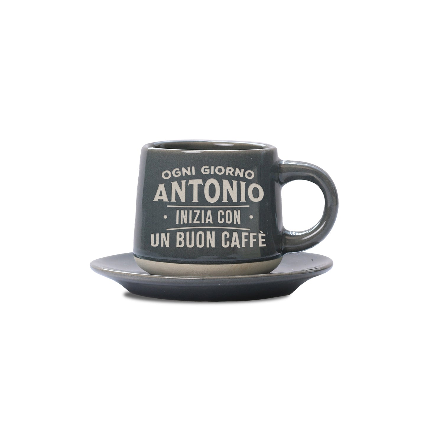 ANTONIO - TAZZINA DA CAFFE'+PIATTINO ABBINATO