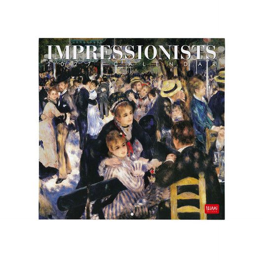 Calendario da Parete 2027 - 30 x 29 cm - Impressionists