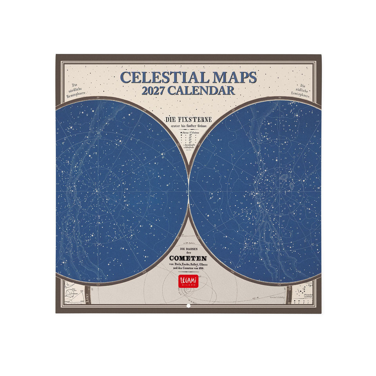 Calendario da Parete 2027 - 30 x 29 cm - Celestial Maps