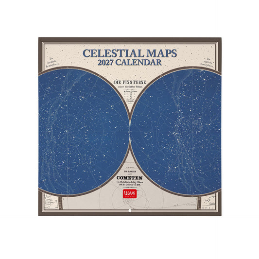 Calendario da Parete 2027 - 30 x 29 cm - Celestial Maps