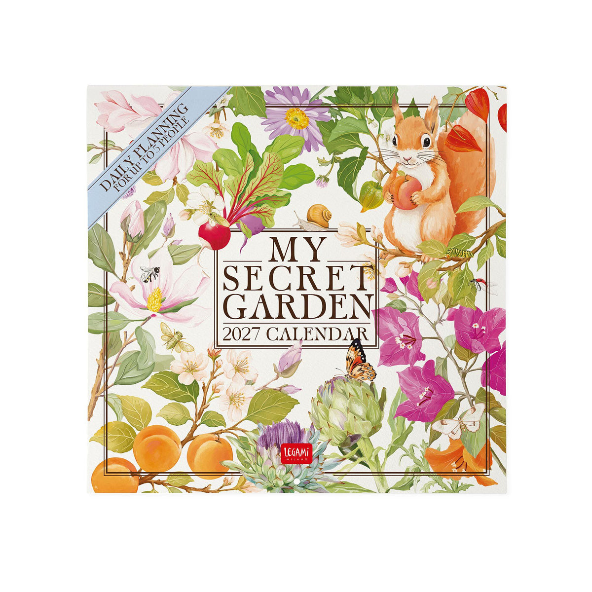 Calendario da parete Legami 2027 30x29 My Secret Garden