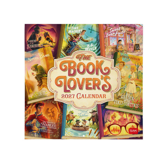 Calendario da Parete 2027 - 30 x 29 cm - Book Lover's