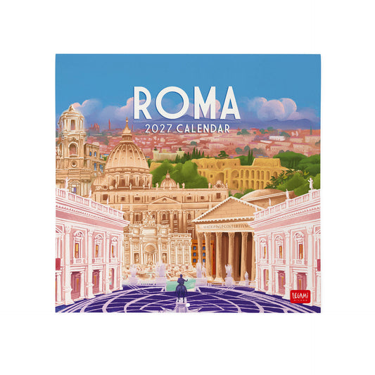 Calendario da Parete 2027 - 30 x 29 cm - Roma