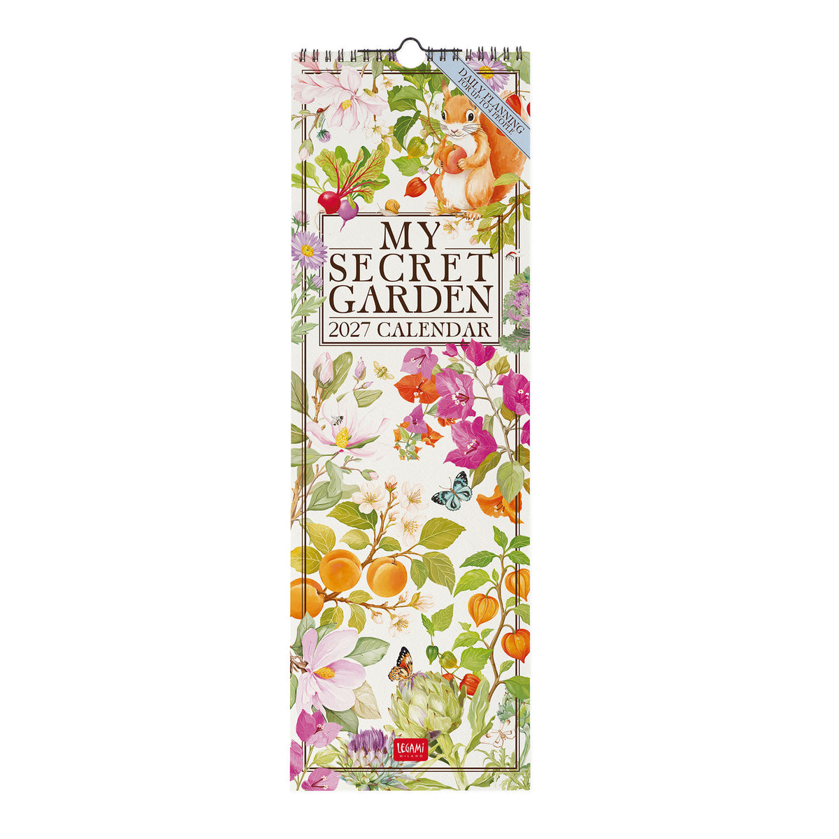 Calendario da parete Legami 2027 16x49 My Secret Garden