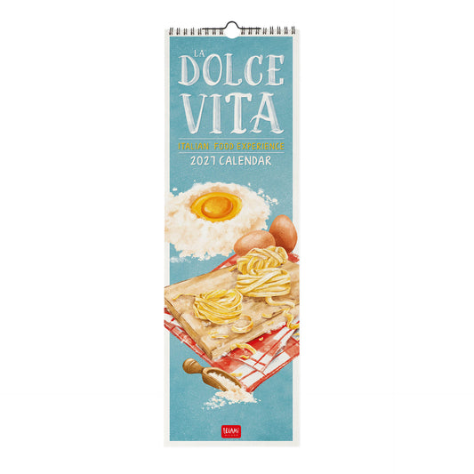 Calendario da Parete 2027 - 16 x 49 cm - La Dolce Vita