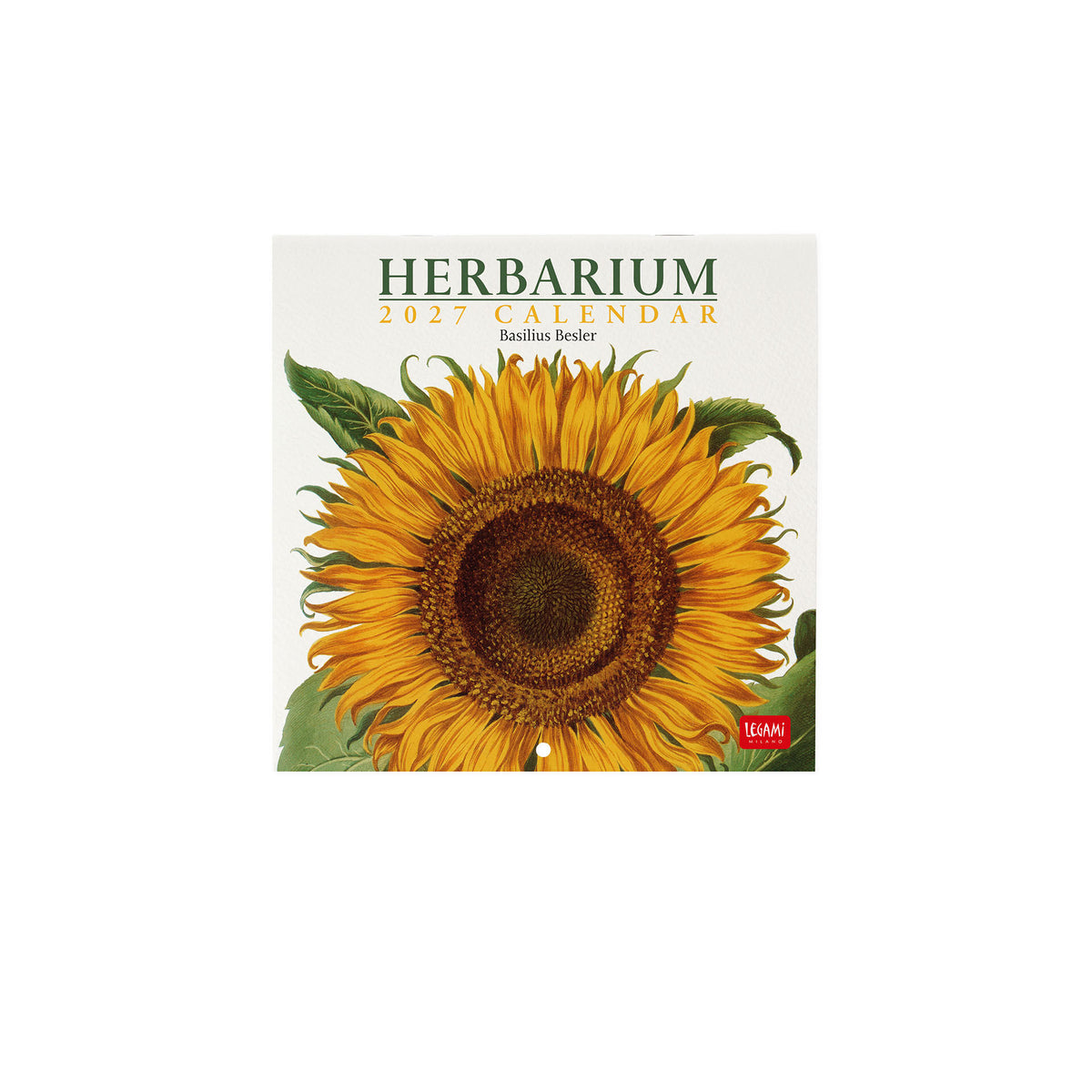 Calendario da Parete 2027 - 18 x 18 cm - Herbarium