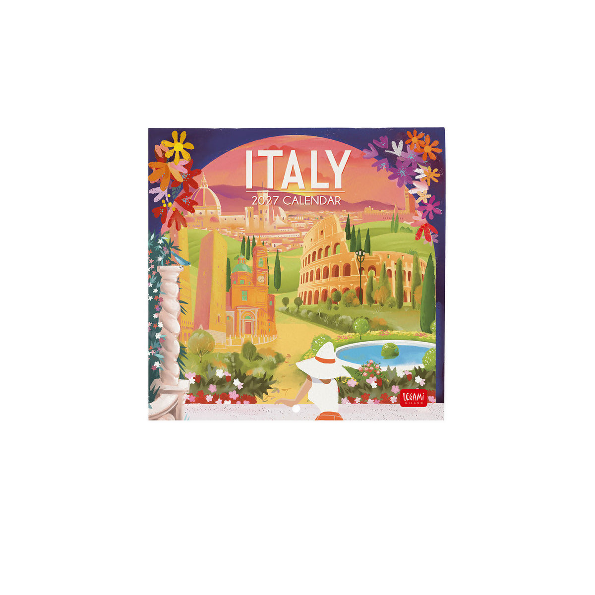 Calendario da parete Legami 2027 18x18 Italy Italia