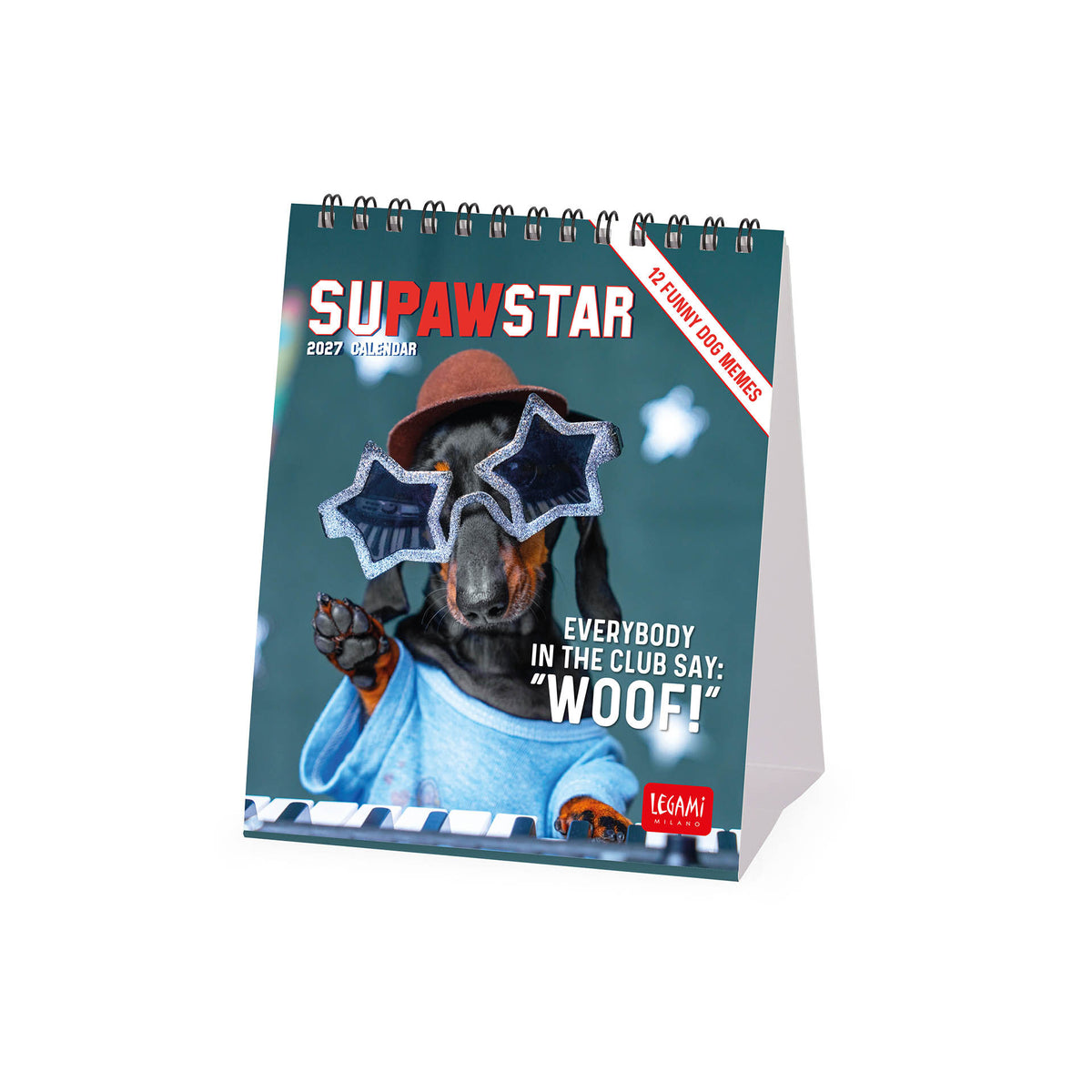 Calendario da tavolo Legami 2027 Supawstar