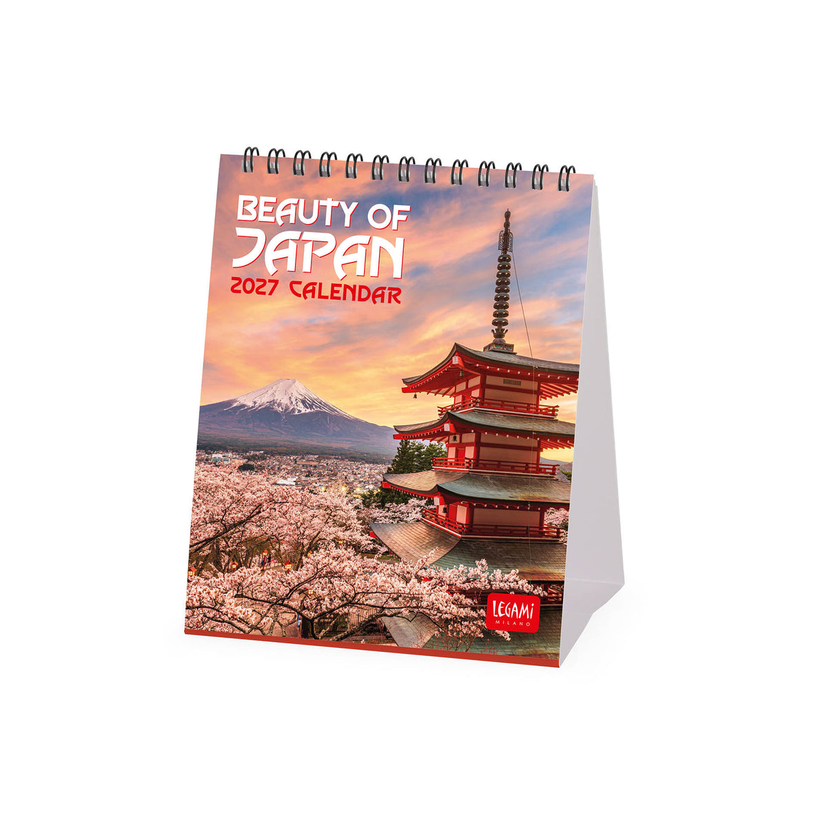 Calendario da tavolo Legami 2027 Beauty of Japan Giappone