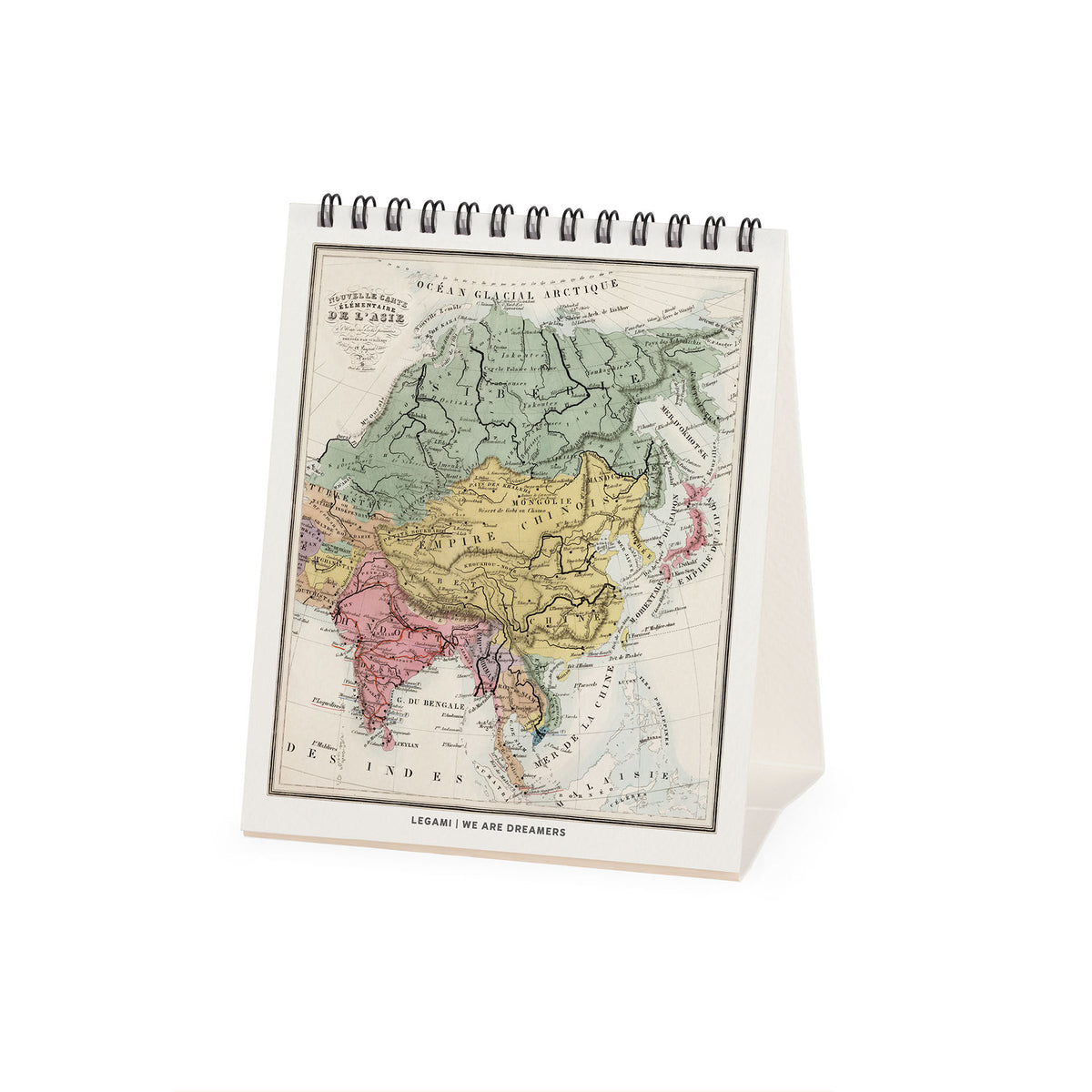Calendario da Tavolo 2027 - 12 x 14,5 cm - Vintage Maps
