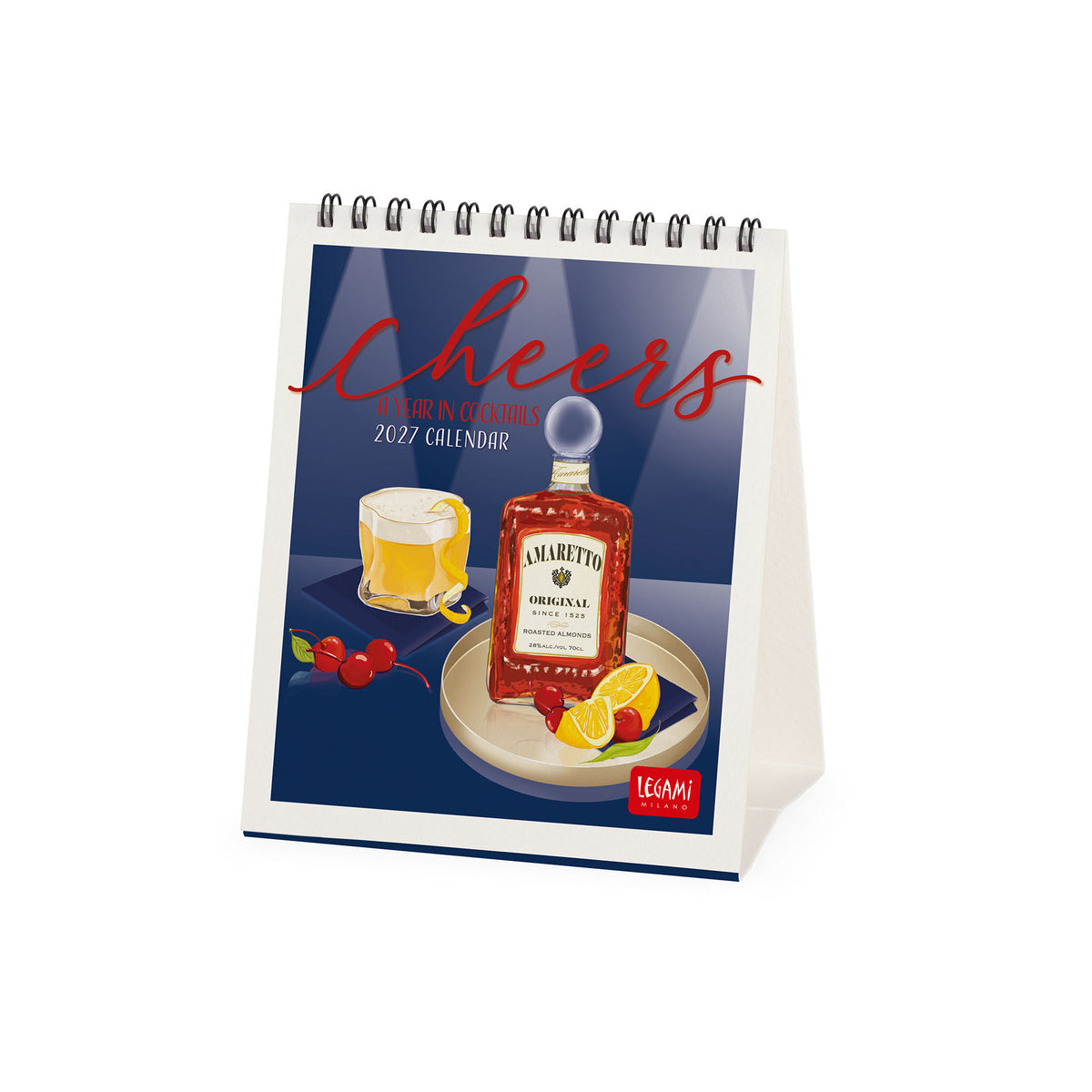 Calendario da Tavolo 2027 - 12 x 14,5 cm - Cheers