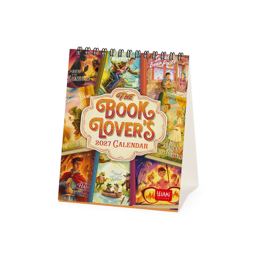 Calendario da Tavolo 2027 - 12 x 14,5 cm - Book Lover's