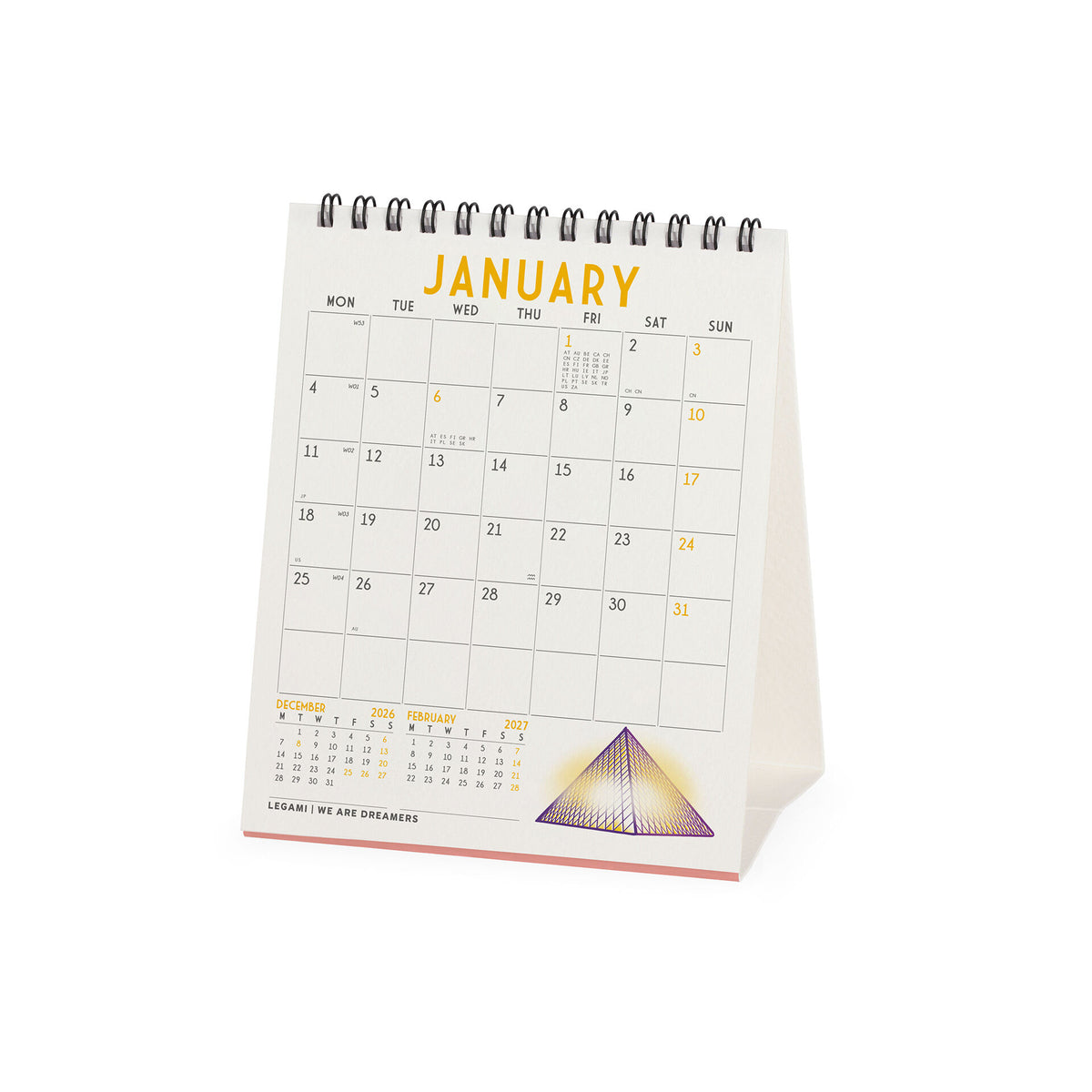 Calendario da Tavolo 2027 - 12 x 14,5 cm - Paris