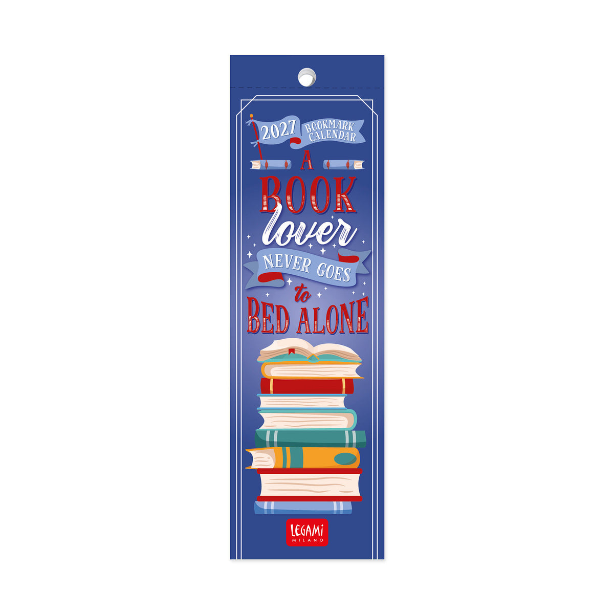 Calendario Segnalibro 2027 - 5,5 x 18 cm - Book Lover's