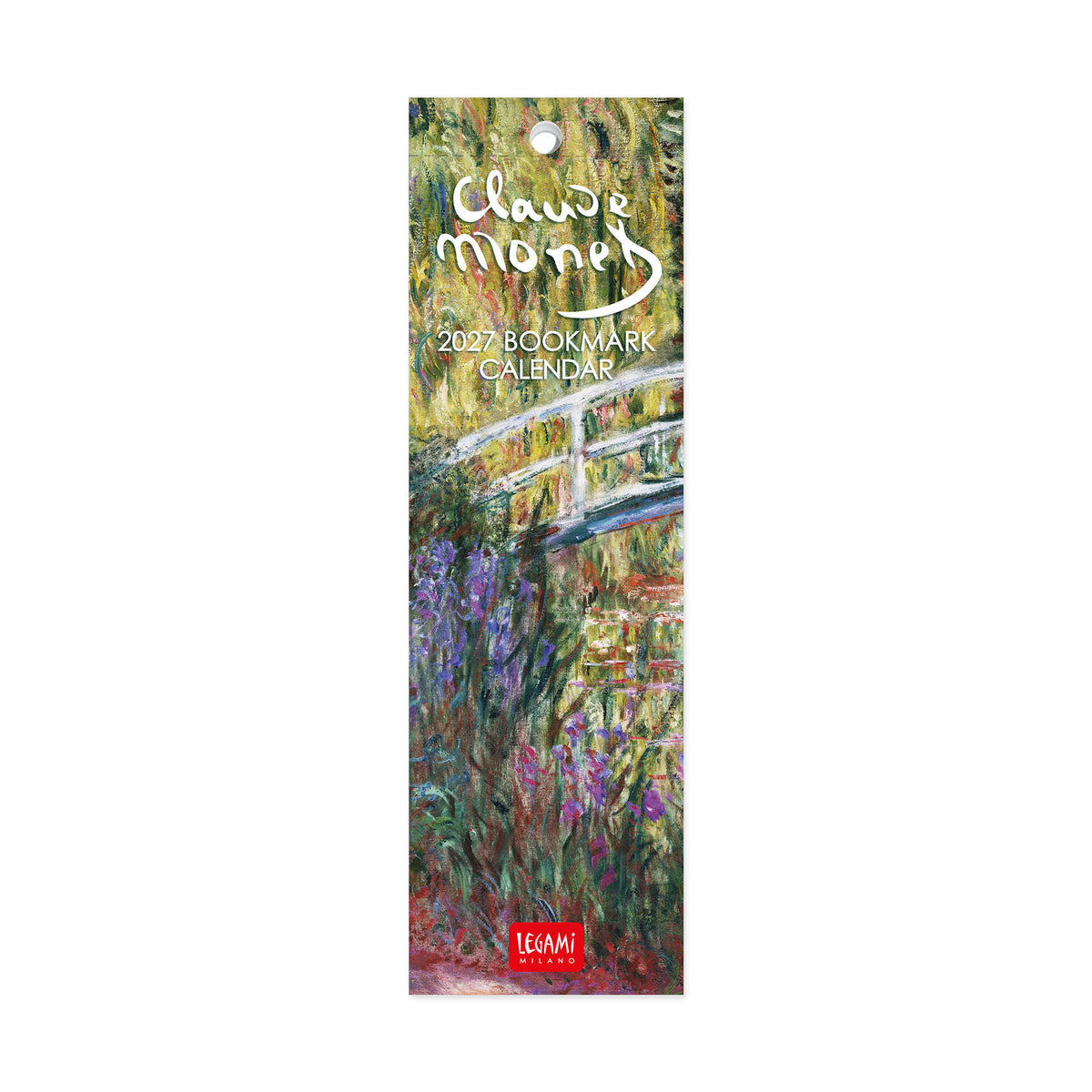 Calendario Segnalibro 2027 - 5,5 x 18 cm - Monet