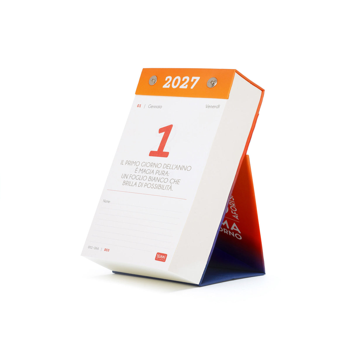 Calendario da Tavolo Giornaliero 2027 - Aphorisms