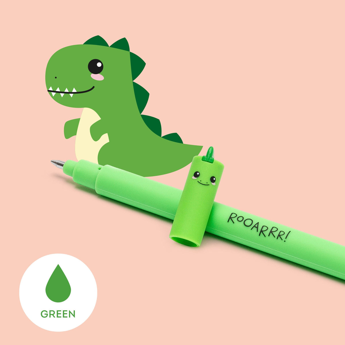 Penna Cancellabile Dino "Rooarrr!" - Erasable Pen