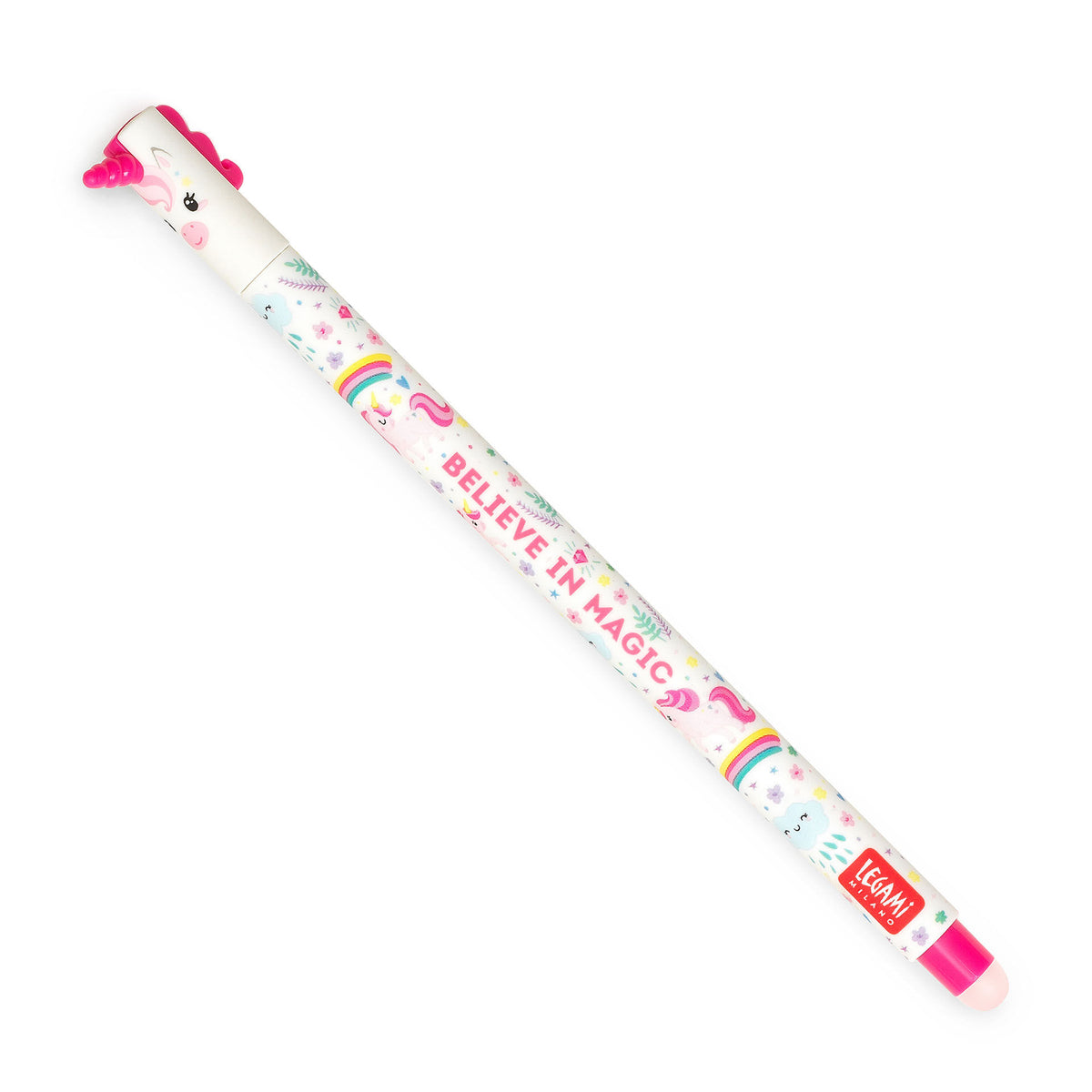 Penna gel cancellabile Legami unicorno Believe in Magic