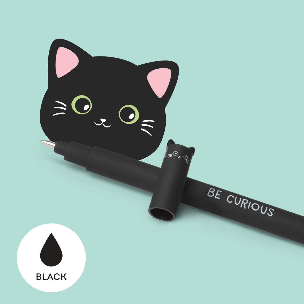 Penna Gel Cancellabile Kitty "Be Curious" - Erasable Pen