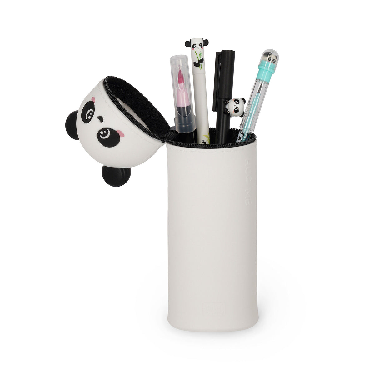 Astuccio 2-in-1 in Silicone Panda "Hug Me" - Kawaii