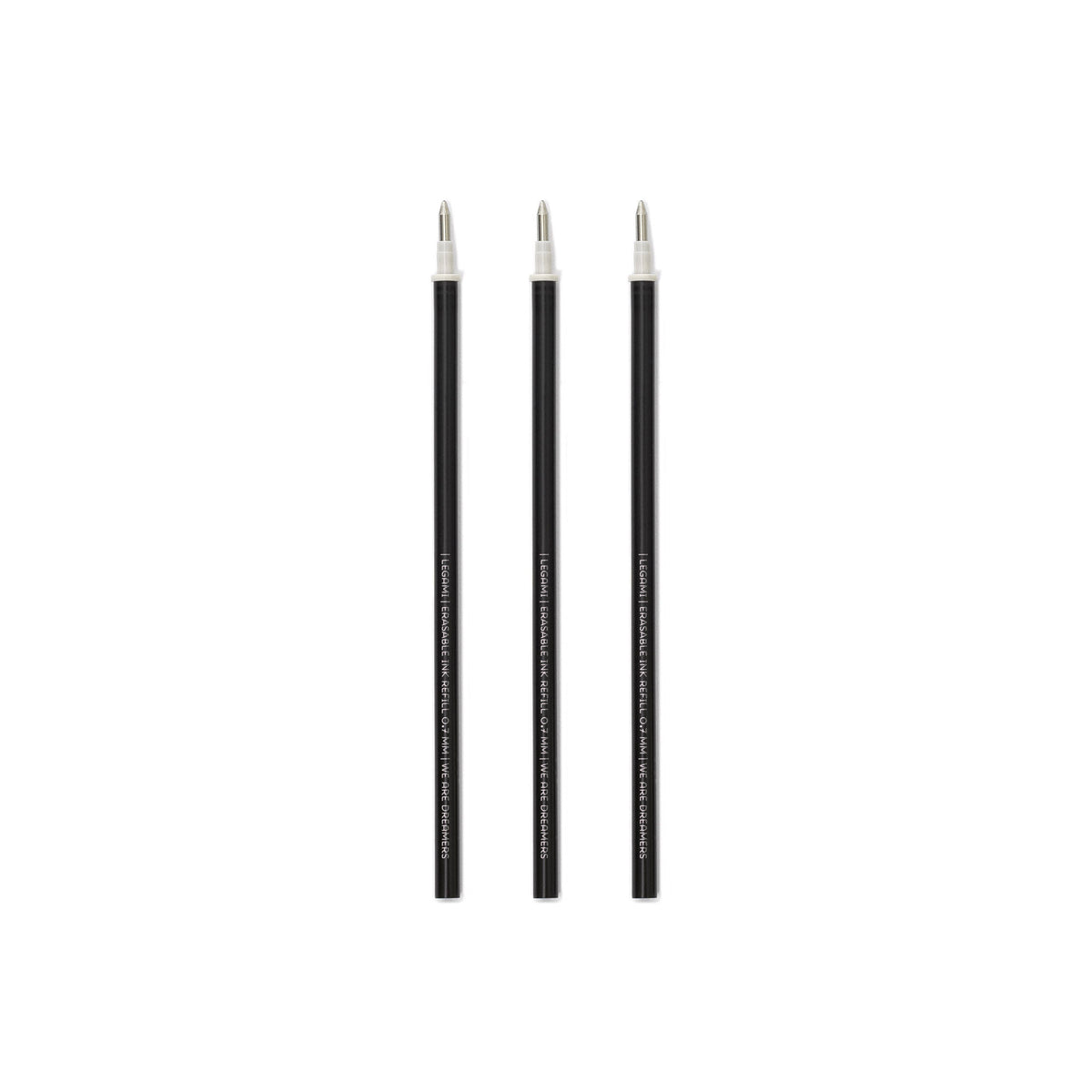 Set di 3 Refill per Penna Cancellabile - Inchiostro Nero - Erasable Pen
