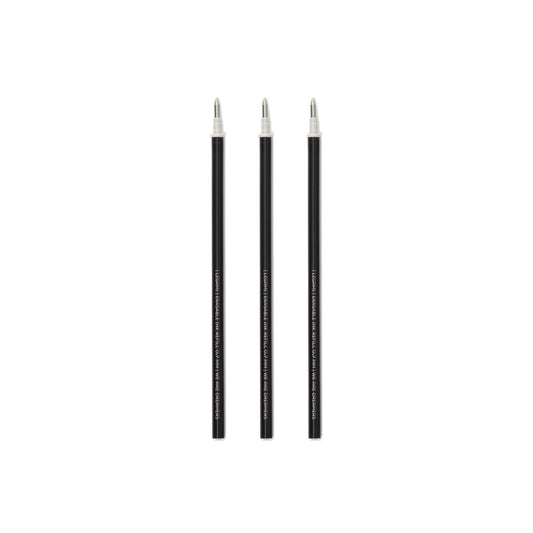 Set di 3 Refill per Penna Cancellabile - Inchiostro Nero - Erasable Pen