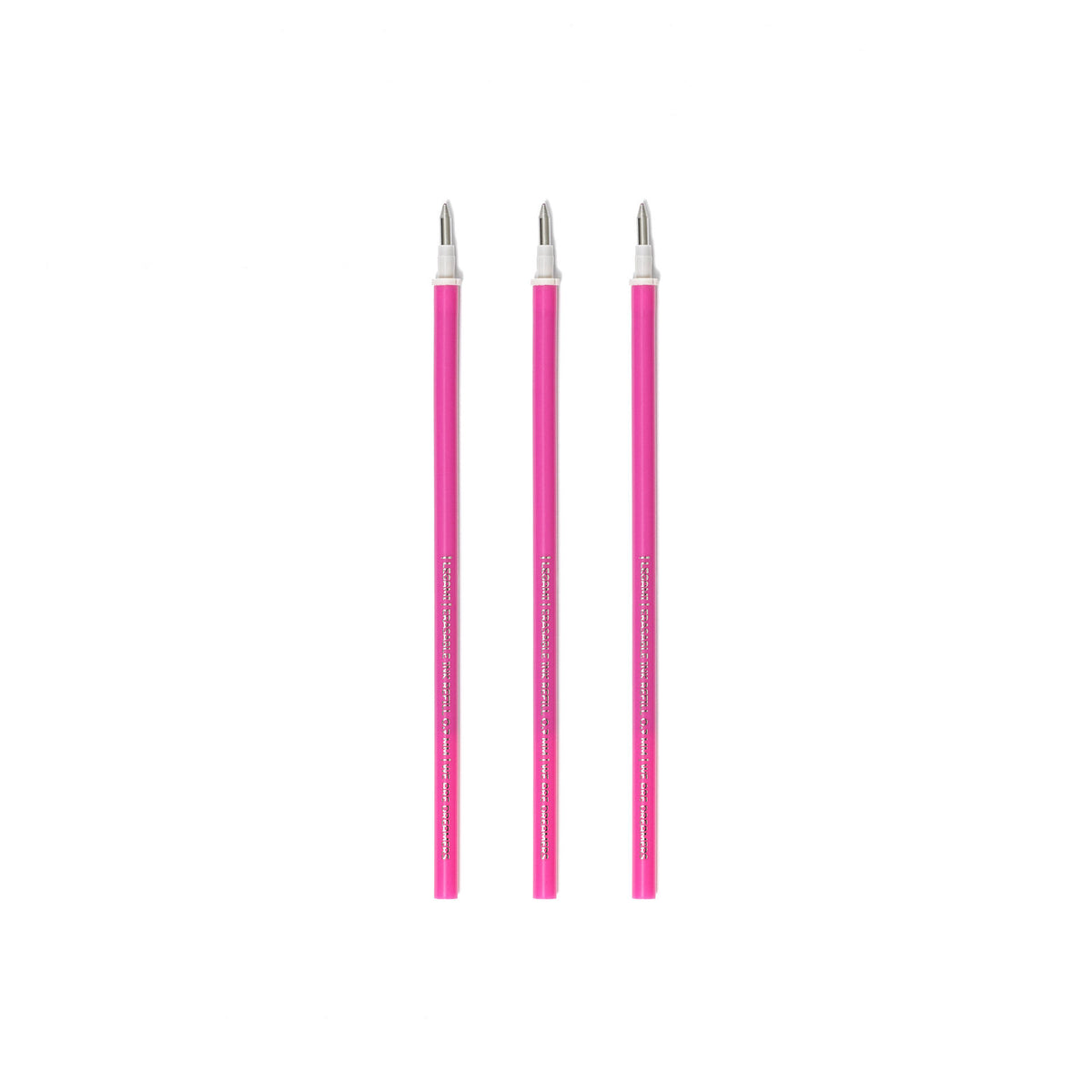 Set di 3 Refill per Penna Cancellabile - Inchiostro Rosa - Erasable Pen